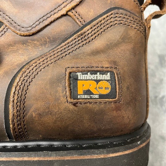 Timberland PRO 12W Work Boots Leather Electrical Safety Steel Toe Direct Attach - Picture 11 of 13